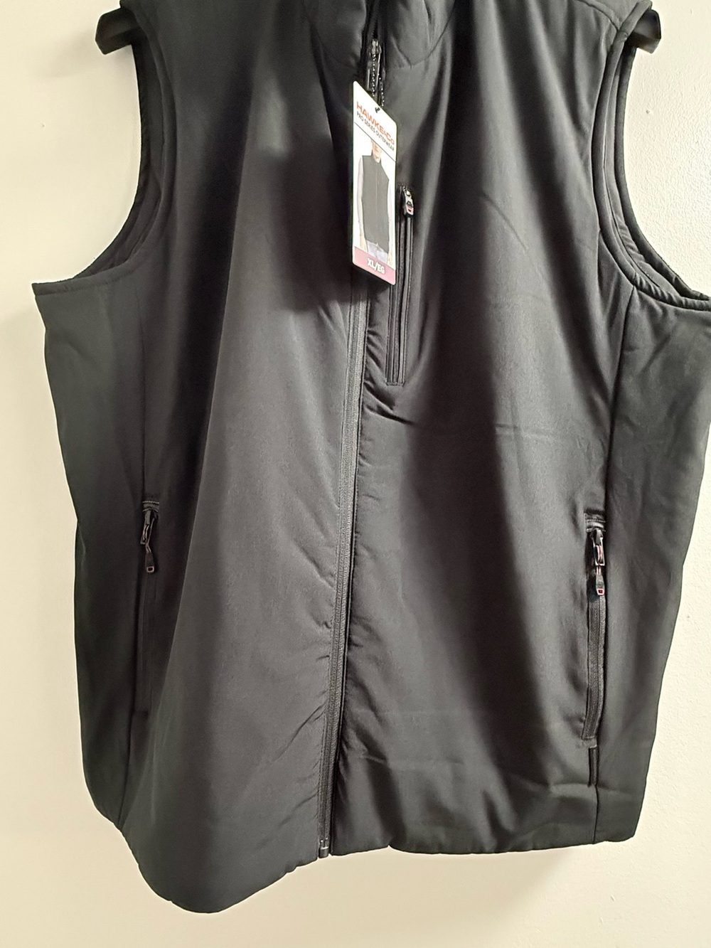 Hawke & Co Black Softshell Vest with Zip Pockets